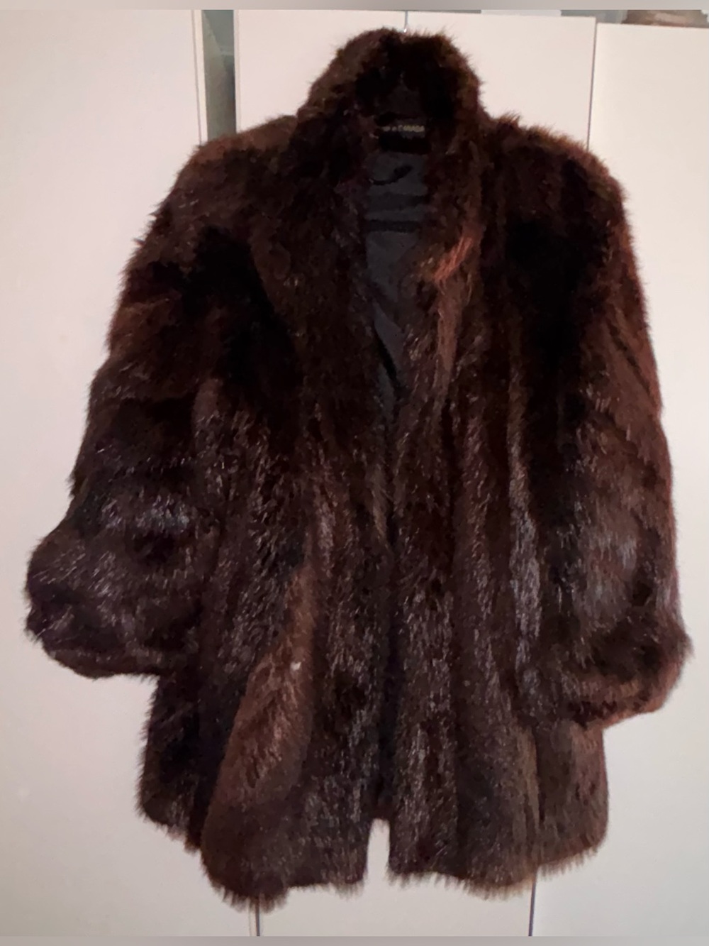 Vintage Raccoon Fur Coat From Macy’s Fur Salon Size Medium